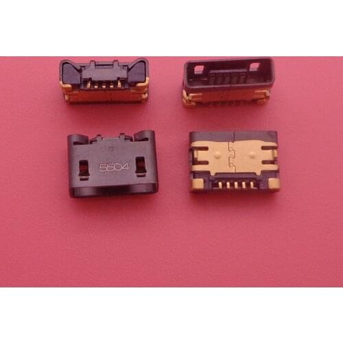 5PCS/lot for Smartisan T1 T2 5PIN Female Square mouth micro usb jack charging port socket connector repair parts