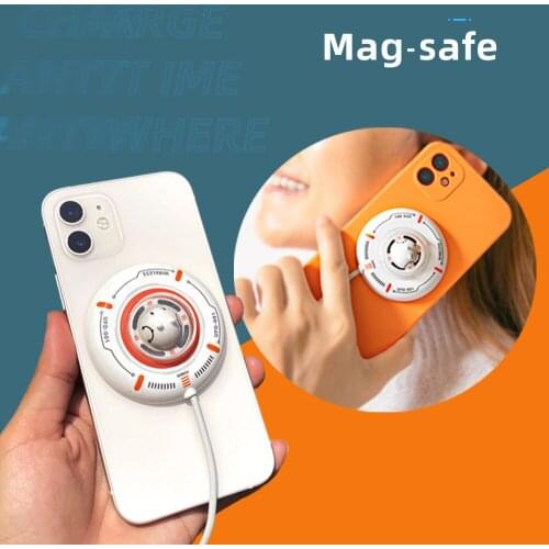 15W Magnetic Wireless Charger magnet mobile phone PD Fast wireless charger UFO style with breathing light For iPhone 12 11 Pro