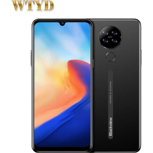 Blackview A80 6.2' 2GB+16GB 4G LTE Mobile Phone 13MP Quad Rear Camera 4200mAh Android 10.0 Fingerprint ID Face Unlock Smartphone
