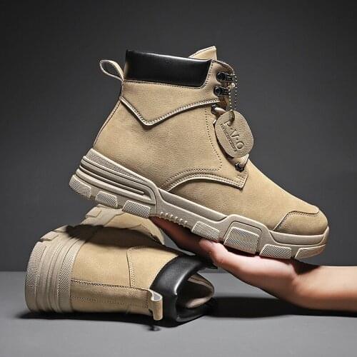 Designer Winter Mens Walking Shoes Non-Slip Leisure Zapatillas British Style Outdoors Fashion Sneakers