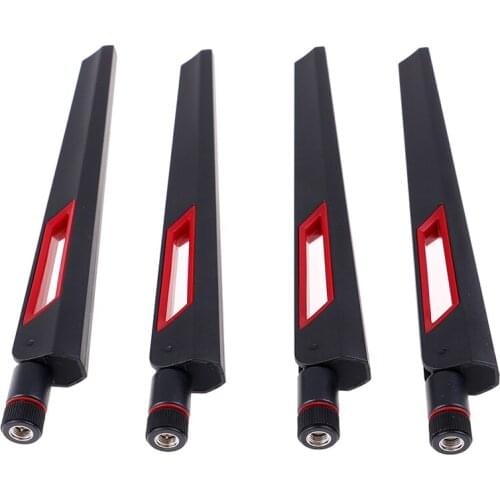 2pcs 12 Dbi Dual Band WIFI Antenna 2.4G 5G 5.8Gh RP SMA Male Universal Antennas Amplifier WLAN Router Antenne Booster