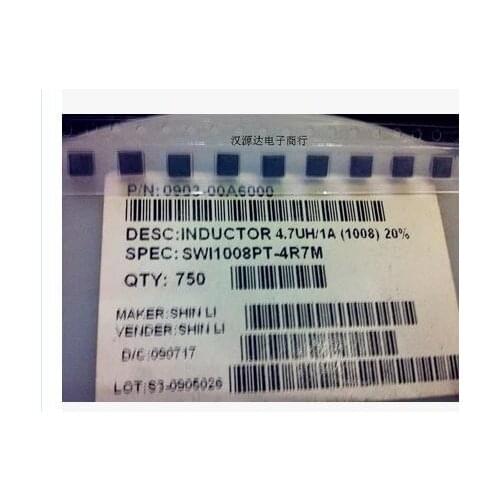 Taiwan produce inductive r7m SWI1008PT - 4, 4.7 UH