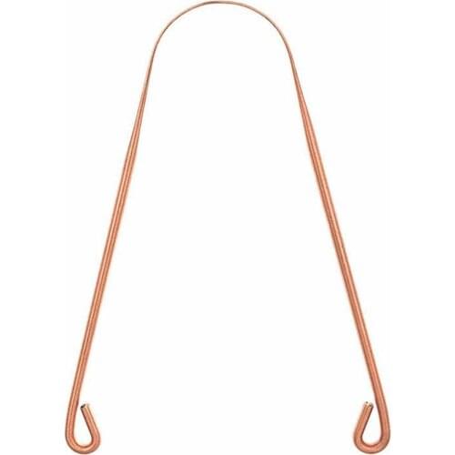 Red Copper Tongue Scraper Cleaner Metal Cleaning Scraper for Men/Women Tongue Toothbrush Tongue cleaner