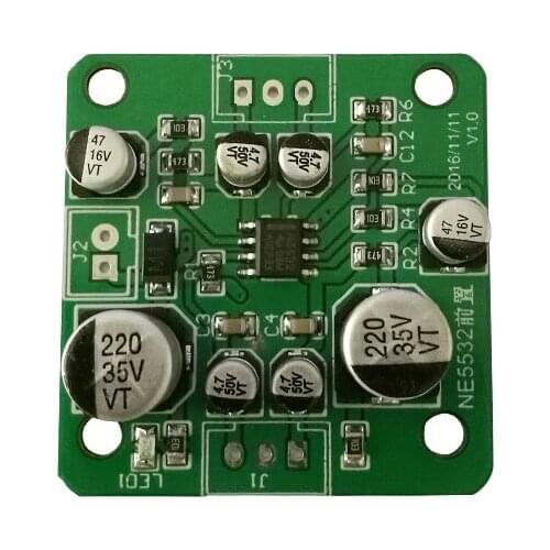 NE5532 Preamp Single Power Audio Amplifier Board Dual Op Amp Preamplifier Board