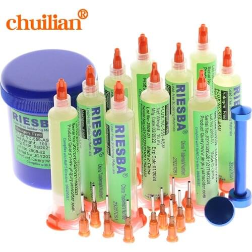 RIESBA NC-559-ASM The high quality solder paste solder paste flux oil cylinder welding needle mouth