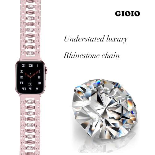 Diamond Strap For Apple Watch Band 38mm 42mm iwatch band serice 5 4 3 2 1 women watchband for apple watch 6 strap 44mm 40mm