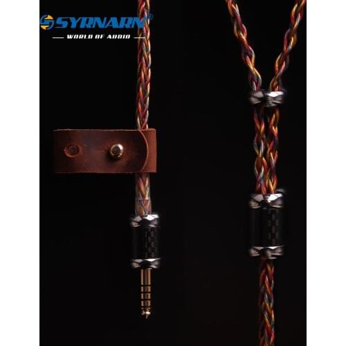 SYRNARN S1 Balanced Cable Headphone Upgrade 4.4/3.5mm DIY Headphones Jack for 0.78 mmcx A2DC QDC ie400 Headset Hifi Audio Cable