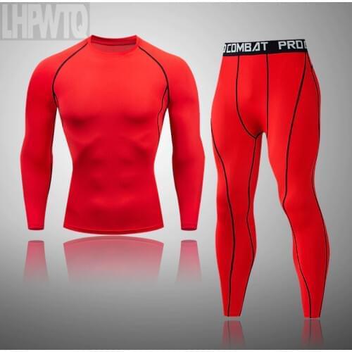 Mens Solid Color Thermal Underwear Set Leggings Costume Compression Fitness Long Johns Winter Brands For Men Clothing