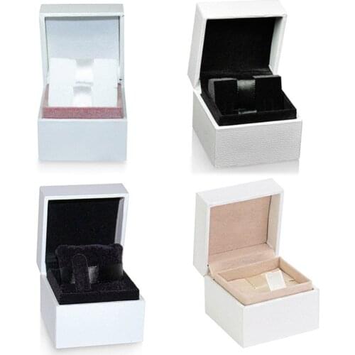 5*5*4 Cm Packaging Paper Box Ring Jewelry Display Ring Earrings Gift Velvet Box Compatible With Ring Earring DIY Fashion Jewelry