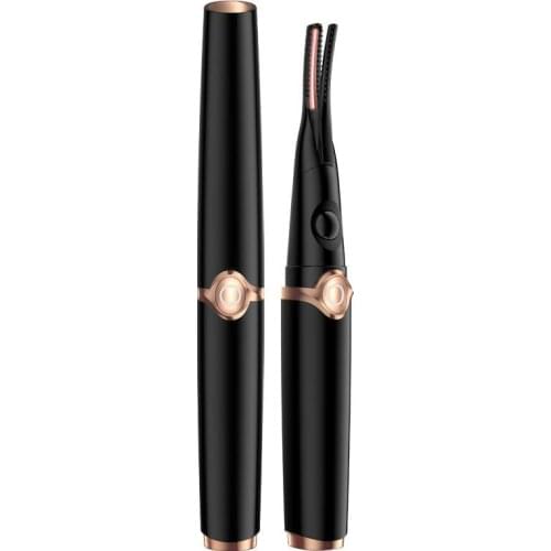 Electric Eyelash Curler Fast Heating Iron Temperature Adjustable Natural Eyelash Roller Make Up Lashes Curl Pen USB Charging