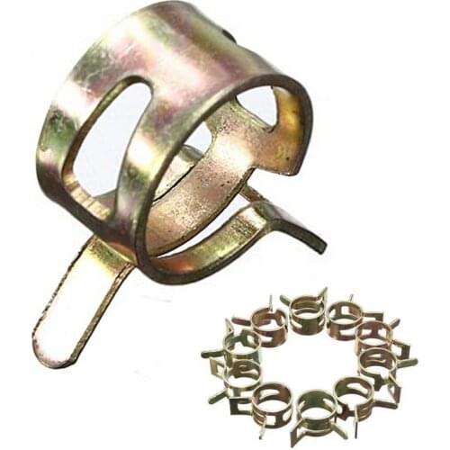 10Pcs/set Spring Band Fuel Hose Clips Silicone Pipe Clamp Reusable Optional Clamp 6mm 7mm 8mm 9mm 10mm 11mm 12mm 13mm 14mm 15mm