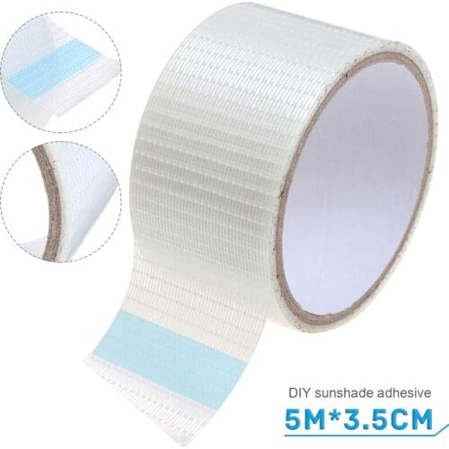 1 Roll 5m*3.5cm DIY Kite Repair Tape Multi-function Ripstop Waterproof Transparent Awning Adhesive Tape