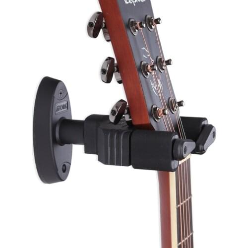 1pcs Guitar Stand Hook Wall Mount Automatic Lock Hangers For Guitars Bass Ukulele String Instrument Accessories