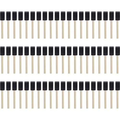100Pcs Foam Brush,Sponge Wood Handle Paint Brush,Foam Paint Brushes,1inch Foam Brush Painting Set for Acrylics,Crafts
