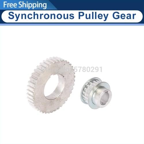 2pcs metal synchronous Pulley gear/motor belt gear/drive wheel/gt2 9.5mm pulley SIEG SC2-017-006 JET BD-X7 Motor gear