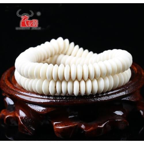 30PCS natural beef bone spacer beads for bodhi beads DIY Tibetan jewelry deads for jewelry making Hole 1.5 mm