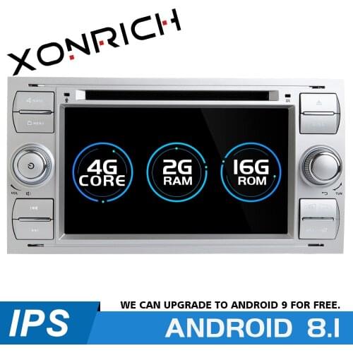 Car Multimedia Player 2 Din Car Radio GPS Android 8.1 For Ford Focus 2 3 mk2 Mondeo 4 C-Max S-Max Ford Fiesta Kuga Fusion Galaxy