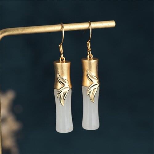 Women's Gold Earrings Beautiful Source China