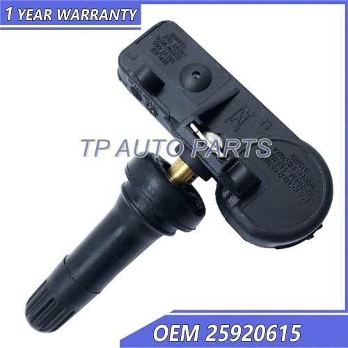 4 Pieces TPMS Tire Pressure Sensor OEM 25920615 Compatible With Chevrolet