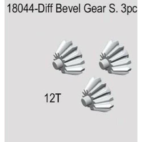 Diff Bevel Gear S.12T 3pcs For Vrx Racing 1/18 RC Cars RH1811 RH1812 RH1818 RH1817 RH1819 RH1820,Fit Vrx 18044