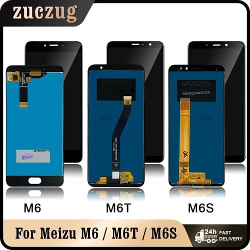 For Meizu M6 M711H M711Q 5.2" LCD Display Touch Screen Digitizer Assembly For Meizu M6s M712H M712Q M6T M811Q 5.7"