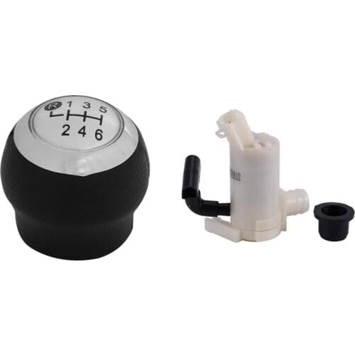 6 Speed Shift Lever Knob Head for Toyota Corolla 1.8Mt 2007-2013 & Windshield Washer Pump for Honda Civic 2008-2011