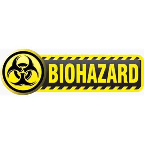 Personality Car Sticker BIOHAZARD Sign Reflective The Tail of The Car Decal for Kia Ceed Seat Ibiza Passat Golf 7,11cm*4cm
