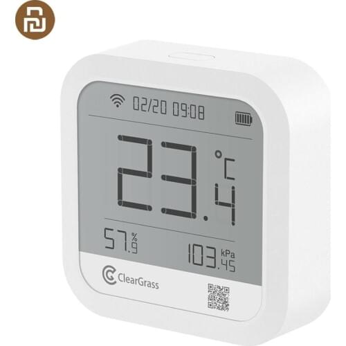 Cleargrass Weather Station Precision Forecast Temperature Humidit Sensor Digital Clock Smart Cleargrass Wifi APP Control