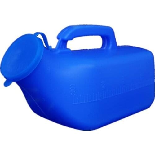 Mens urinals for Men 2000 m l Super Large Capacity Non Spill Male Urine Cups Hospital Bed with lid Spill Proof Pee Bottles