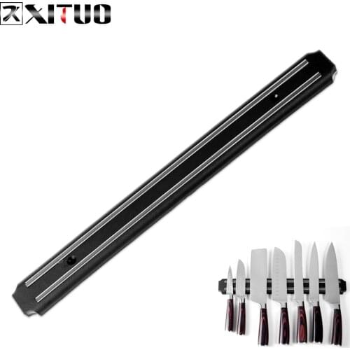 XITUO Wall-mounted Tool Holder Stainless Steel Magnet Multi-purpose Storage Kitchen Tool Practical Metal Magnetic Knife Holder