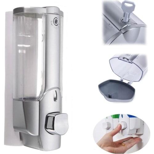 JFBL Hot 350ml Wall Mount Soap Bathroom Shower Shampoo Dispenser Home HOT