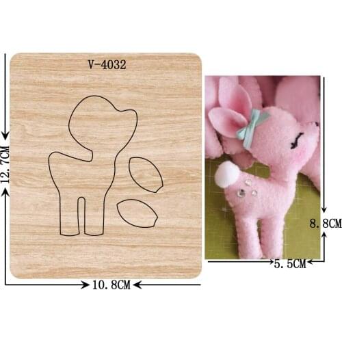 New deer wooden dies cutting dies for scrapbooking Multiple sizes V-4032