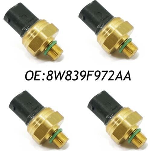 New 4pcs 8W839F972AA Fuel Rail Pressure Sensor Switch For Ford 8W83-9F972-AA