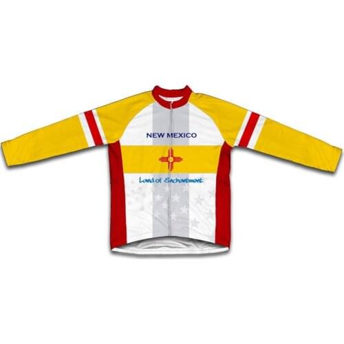 New Mexico Flag Winter Thermal Cycling Jersey winter cycling Clothing /ropa ciclismo/winter cycling jacket