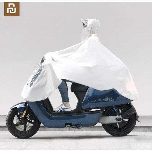 New Youpin Quality Raincoat (Electric Car Edition) White One size High-density water-repellent safety design