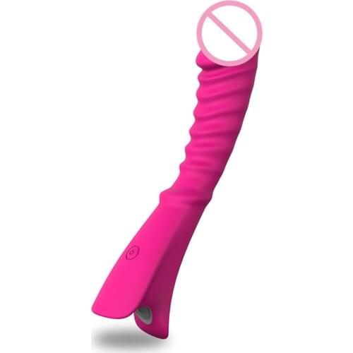 New Silicone 7 Function Waterproof USB Rechargeable Dildo Vibrator G Spot Vibrating Massager Adult Sex Products for Women