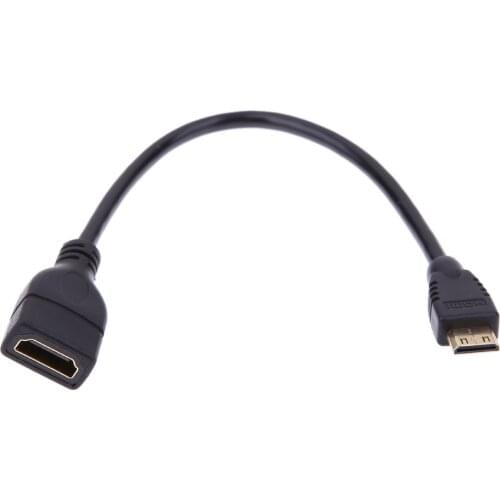 Mini HDMI Male to HDMI Female Converter Adapter Cable Cord 1080P mini HDMI to HDMI adaptor for Notebook computer