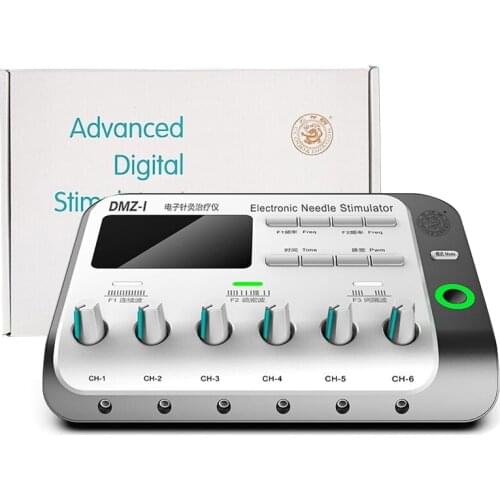 Electrostimulation Patches Physiotherapy Tens Body Massager 6 Output Channel Disgistal Multi-Functional Relax Electroacupuncture