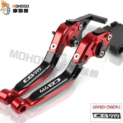 HORNENT Motorcycle CNC Folding Extendable adjustable Brake Clutch Levers For HONDA CB919 CB919F hornet CB 919 CB 919 F 2001-2008