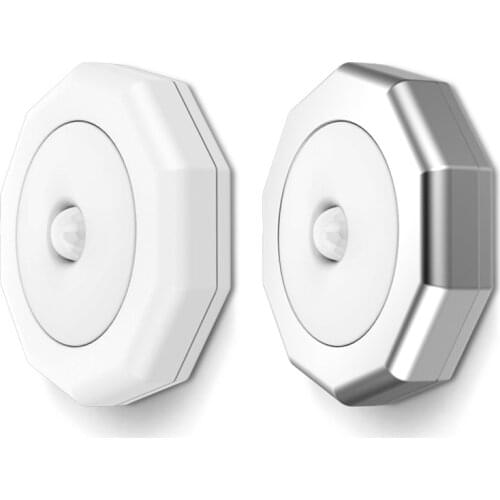 LED Motion Sensor Night Light Hangable Cabinet Lamp Wall Lamp For Bedroom Bathroom Kitchen Battery Charging Night Light for Home