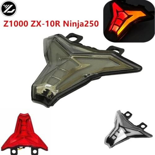 Rear Tail Light Brake Turn Signals Integrated Led lamp Bulb For Kawasaki Z1000 2014 2015 -2018 / Ninja 10R ZX10R 2016 2017 2018
