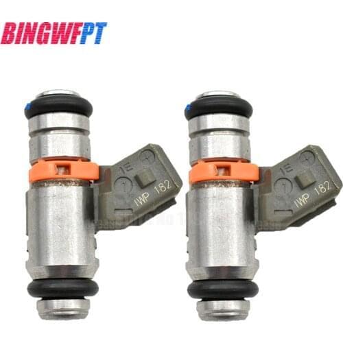 2PCS IWP-182 for piaggip motorcycle injector IWP182 Motorcycle Fuel Injector 3 Hole 135cc Motorbike Injection Nozzle Injectors
