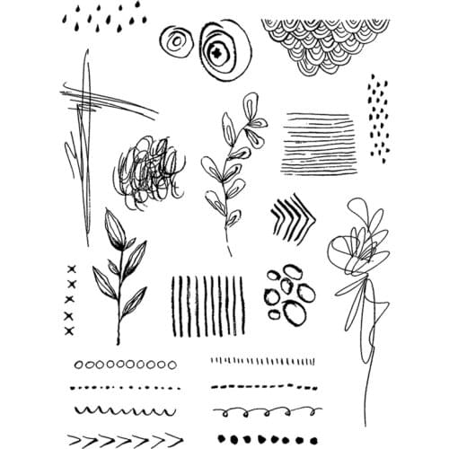 2021 New Flowers Leaves Clear Stamps Sets Lace and Border Die Scrapbooking For Crafts Greeting Card Making no Metal Cutting Dies