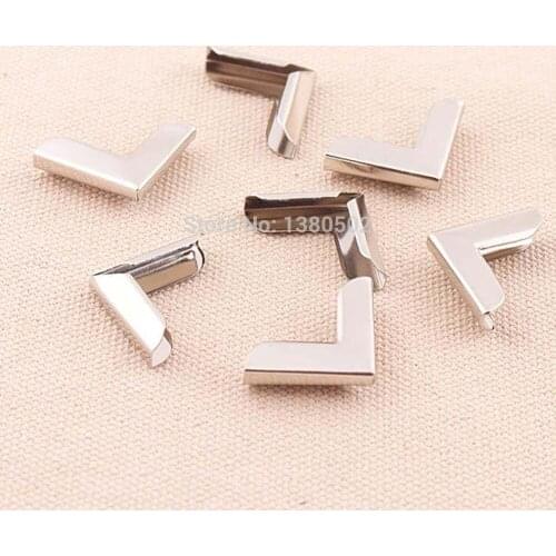 50pcs 24mm silver color Book Photo menus Scrapbooking corner protector hardware accessories
