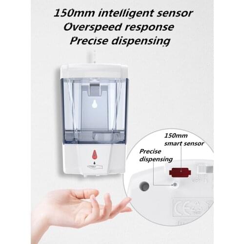 Automatic Soap Dispenser, Touchless Soap Dispenser, Hands Free with Infrared Motion Sensor for Kitchen Bathroom