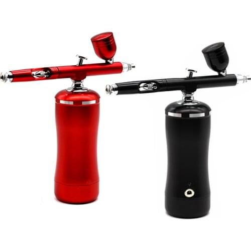 Multi-Purpose Cordless Airbrush Air Compressor Kit Dual Action Paint Spray Gun Pen USB Battery Charger Portable Air Brush Set