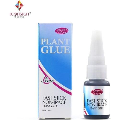 Fast stick non-trace plant glue No Sensitive for skin Fake eyelashes glue For Lashes Personal use 15ml can keep 5 to 6 weeks