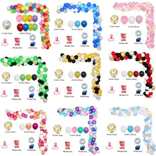 Baby Shower Balloon Party Balloons Garland Arch Birthday Party Background Balloons Strip Chain for Wedding Decorations Globos