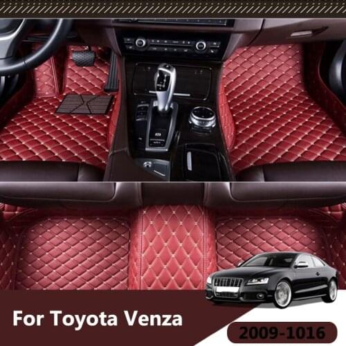 For Toyota Venza 2016 2015 2014 2013 2012 2011 2010 2009 Car Floor Mats Custom Carpets Rugs Auto Interior Accessories