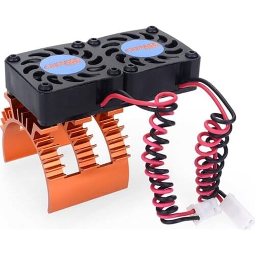 SURPASS HOBBY RC Motor Cooling Fan 36 Series Dual 2W Fan for HSP HPI Tamiya FS Kyosho TRAXXAS Yokomo WLtoys Motor Fan